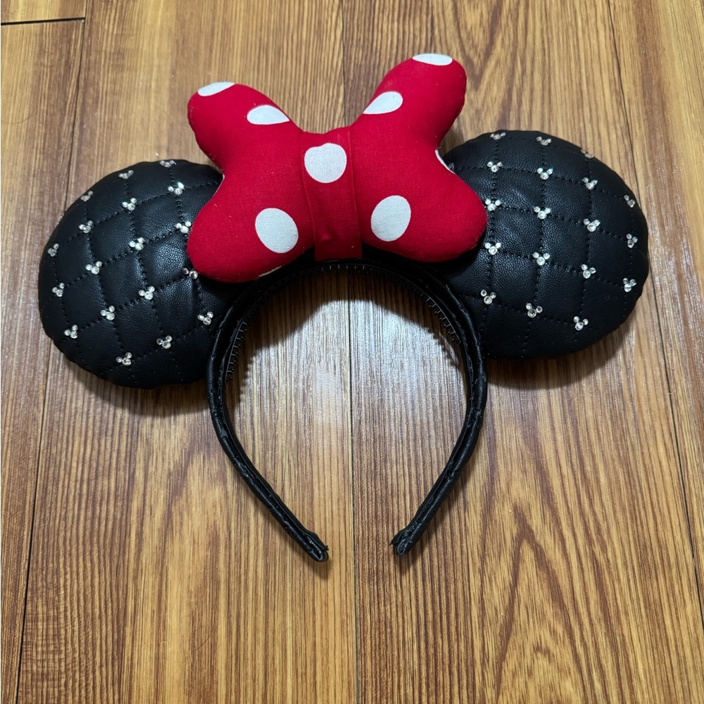 Minnie Mouse Quilted Ears Headband